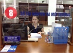 Counter 8 - Reception and release division - Ground floor - Danang Administration Centre